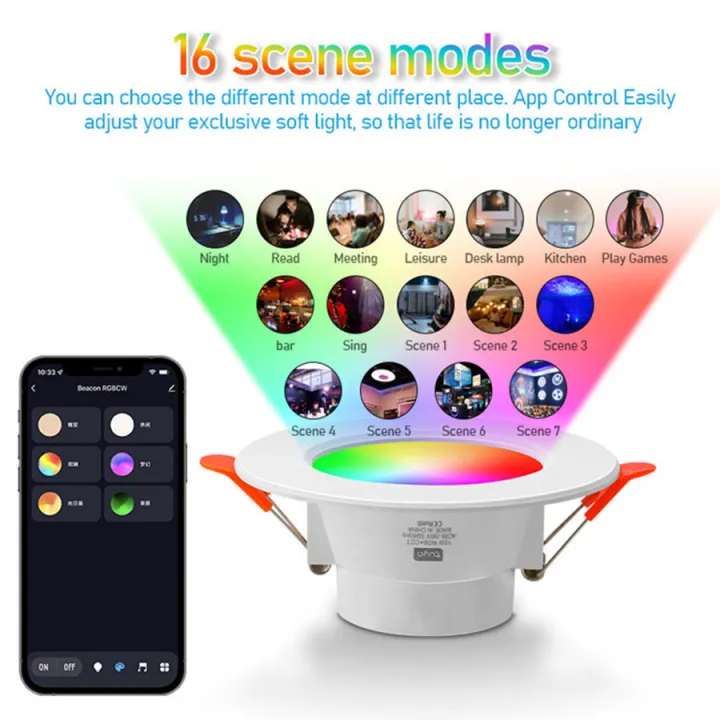 Tuya%20%20Bluetooth%20LED%20Downlight%2010W/15W%20Smart%20Ceiling%20Lights%20RGB%20CW+WW%20Dimmable%20Recessed%20Led%20Spot%20Lamp%20Work%20With%20Smart%20Life%20lightify%20-%20Image%204