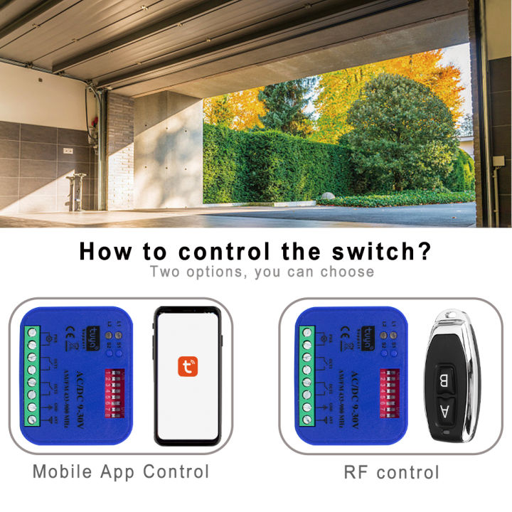 Tuya%20Smart%20WIFI%20300-900MHz%20RF%20Garage%20Door%20Gate%202CH%20Receiver%20Controller%20Switch%20433MHz%20868mhz%20Transmitter%20/%20Command%20Opener%20Alexa%20-%20Image%204