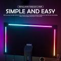RGB Gaming Lights Strip Monitor Backlight LED Display Sync PC Atmosphere Screen APP Music Synchronization Decor Game Room Party.