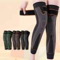 Nylon Knee Support For Men Women- 3D Knitted Knee Brace For Gym, Workout And Pain Relief | Extra Long Leg Braces Knee Sleeve For Working Out, Joint Pain, Pair Set. 