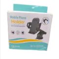 Heavy Duty Plastic Black Long Neck Car Mobile Phone Holder CZ 3115 with Adjustable Viewing Angle.
