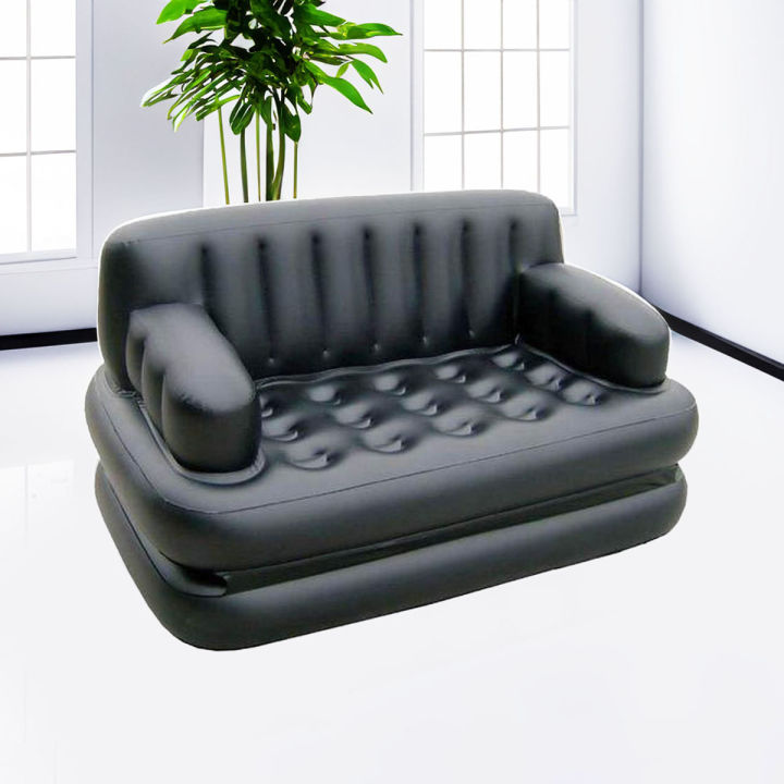 5 in 1 Comfort Sofa Bed - Black