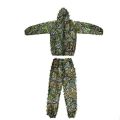Men Women  Outdoor Ghillie Suit Camouflage Clothes Jungle Suit CS Training Leaves Clothing Hunting Suit Pants Hooded Jacket. 