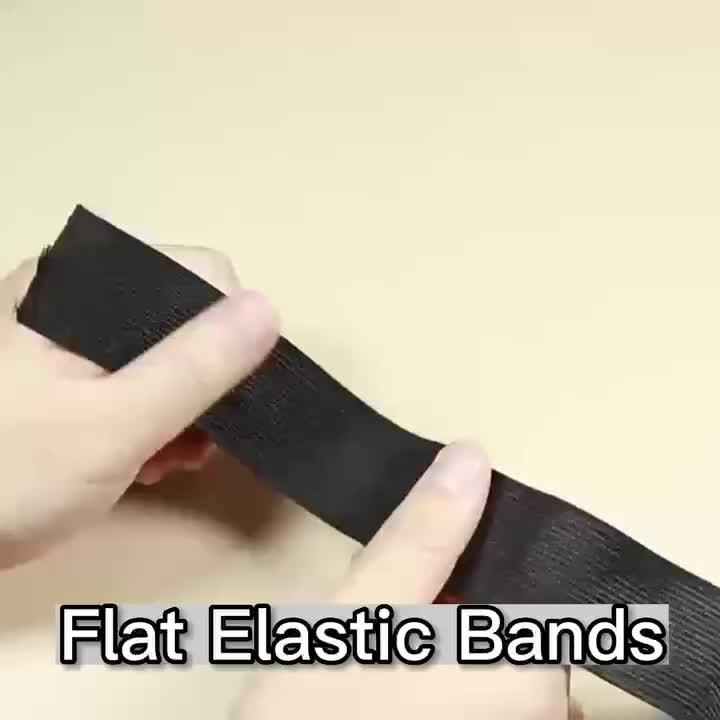 10-50MM Flat Elastic Bands Black White Nylon for Pregnant Baby DIY Sewing Garment Trousers Bags Accessories