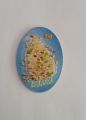 Fridge magnet Lanka map shape. 