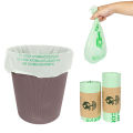 Compostable Classification Garbage Bag, Fully Biodegradable Continuous Roll Flat Mouth Household Corn Starch Garbage Bag, PLA.