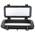 4mm Opening Portlight Rectangular Porthole Temper Glass Ultraviolet Resistant Windows for Boat Yacht 400x200mm. 