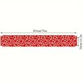 1pc Romantic Red Heart Lace Valentine's Day Table Runner for Home Table Decoration. 