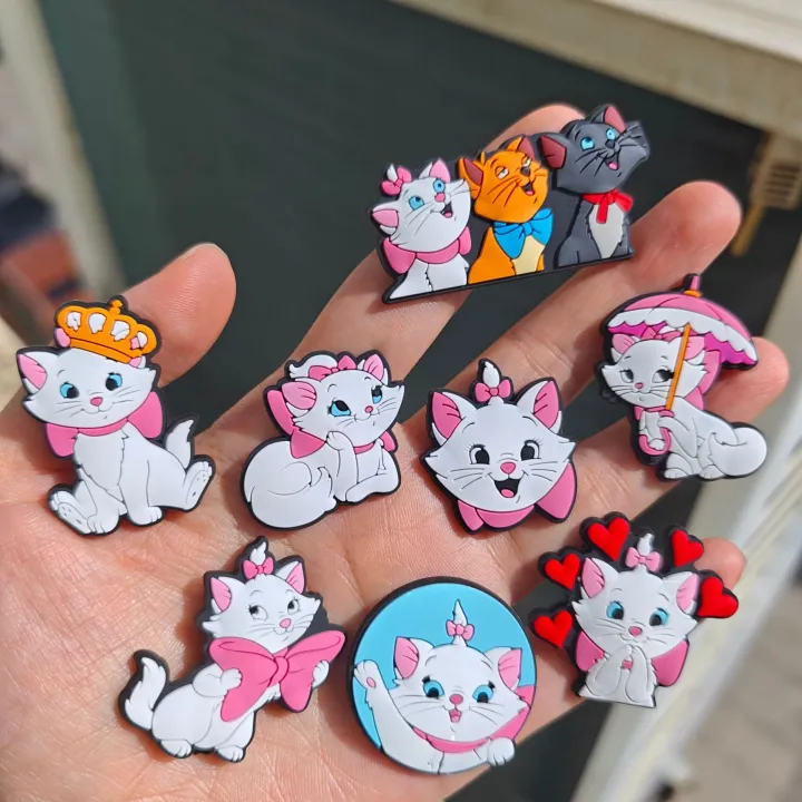 Mesuca%2012Pcs%20Elegance%20Marie%20Cat%20The%20Aristocats%20Shoe%20Charms%20PVC%20Cute%20Cartoon%20Decorations%20Reusable%20Clog%20Shoe%20Ornaments%20Accessories%20-%20Image%203