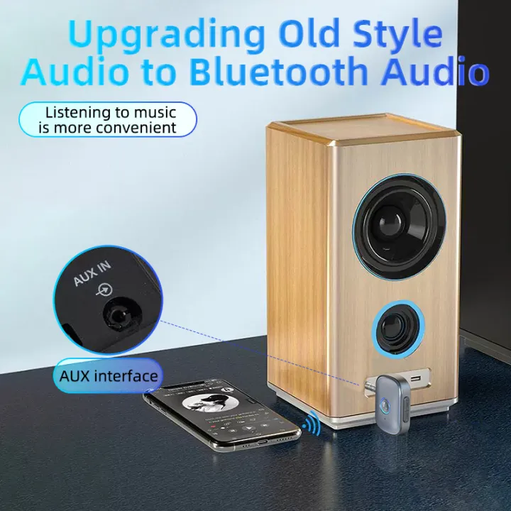 Car%20Bluetooth%205.3%20AUX%20Adapter%20Noise%20Reduction%203.5mm%20Jack%20Stereo%20Wireless%20Audio%20Receiver%20with%20Microphone%20for%20Amplifier%20Speaker%20-%20Image%203