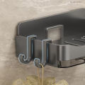 Bathroom Soap Dish Free-Punching Wall Mounted Sponge Holder Organizer Double Drainage Soap Dish Bathroom Accessories. 