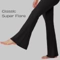 Bootcut Yoga Pants with Pockets for Women - Flare Leggings.