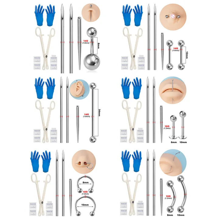Body%20Piercing%20Kit%20Surgical%20Steel%20Threaded%20Taper%20Pin%20Needles%20Lip%20Nose%20Tongue%20Cartilage%20Eyebrow%20Navel%20Piercing%20Jewelry%20Tool%20Pliers%20-%20Image%203