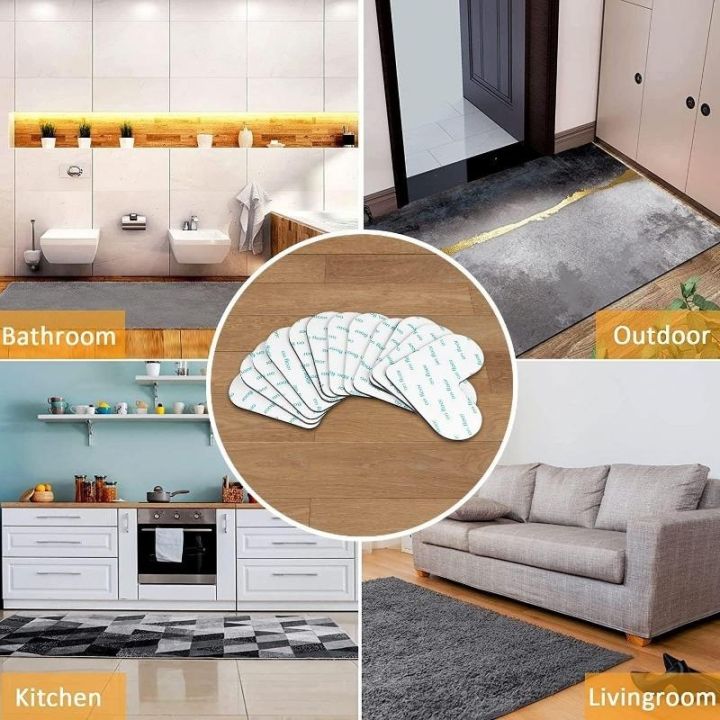 4/8/12PCS%20Washable%20Rug%20Gripper%20Reusable%20%20Mat%20Rug%20Pads%20Sticker%20Double%20Sided%20Non-Slip%20Patch%20Tape%20for%20Tile%20Floors%20Carpets%20-%20Image%205