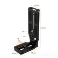 L Bracket Quick Release L Plate Universal Camera 1/4 Inch Screw Swiss Vertical Video Compatible With Nikon Canon Sony Fuji.
