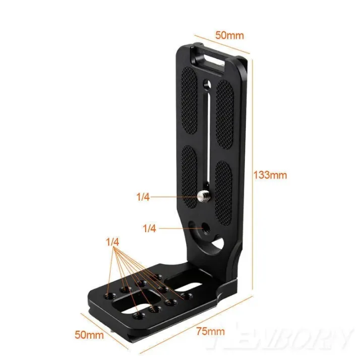 L%20Bracket%20Quick%20Release%20L%20Plate%20Universal%20Camera%201/4%20Inch%20Screw%20Swiss%20Vertical%20Video%20Compatible%20With%20Nikon%20Canon%20Sony%20Fuji%20-%20Image%203