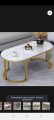 AMS Decor ,luxry coffee Table, Center Table Living room Sofa side Table Design Coffee Table Round Coffee Table , Modern Side Table for living room (Singale Gold & White ) Engineered Wood ,. 