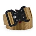 Men's Belt Outdoor Hunting Tactical Mens Belt Multifunctional Combat Survival High Quality Canvas Nylon Mens Belt Sport Belt.