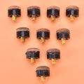 10PCs Screw On Cue Tips For Billiard Pool Cue Stick and Snooker Cue Parts. 