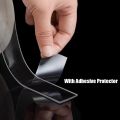 Transparent Double Sided Adhesive Tape Strong Nano Double Sided Sticky Tape Waterproof Reusable Wall Stickers Super Strong.