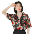 Lh.sunshine Hawaiian style shirt with fraal details crunchy🍂The vintage strap must have the Hawaiian strap🌴Matt is easy to get a bang. click to put it in the basket.💥. 