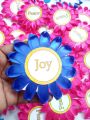 Handmade badges. 