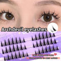 False Eyelashes Manga Lashes Individual Lashes Natural Thick Single Cluster Segmented Korean Makeup Cos Fake Eyelash Extensions. 