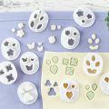 10Pcs Mini Flower Leaf Butterfly Micro Polymer Clay Cutters Set Tiny Jewelry Making Tools for Earrings Clay Molds.