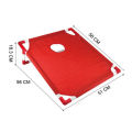 Portable Cornhole Set with 1 Cornhole Game Board and 6 Bean Bags for Yard Toss Game. 