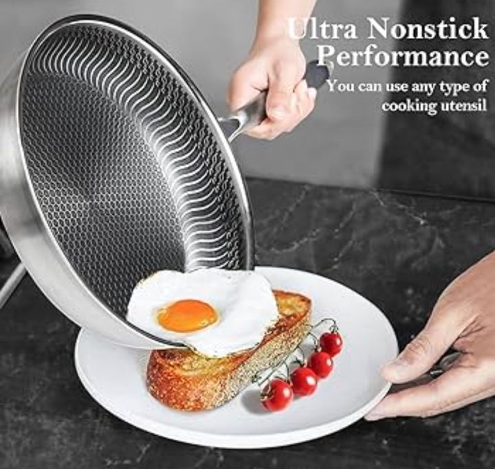 Full%20Stainless%20Steel%20Honeycomb%20pan%2024cm%20-%20Image%204