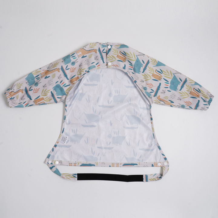 Elinfant%20Waterproof%20Baby%20Feeding%20Bibs,%20Cute%20Design%20Long%20Sleeve%20Mess-proof%20Apron%20Bibs%20-%20Image%203