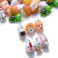 iYOE 10pcs Mix Animal Resin Charms Beads Chicken Turtle Pig Hedgehog Charms For Making Jewelry Supplies DIY Craft Necklace.