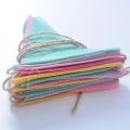 Colourful Jute Linen Pennant Flags Festival Bunting Banners Party Hanging Wedding Hanging Banner Party Garland for Home Decor.