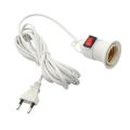2.3/4M E27 Hanging Indoor Plants Light Holder Garden Lampholder With Cable EU /US with On/Off Switch Lamp Holder for Desk Light.