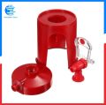 Fizzy drink bottle dispenser, upsidedown drinks dispenser, Coke bottle dispenser, Soda bottle hand press drinking fountain. 