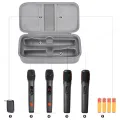 Wireless Microphone Case for JBL PartyBox Wireless Two Microphone System Singing Karaoke Dual Mic Handheld Travel Storage Bag. 