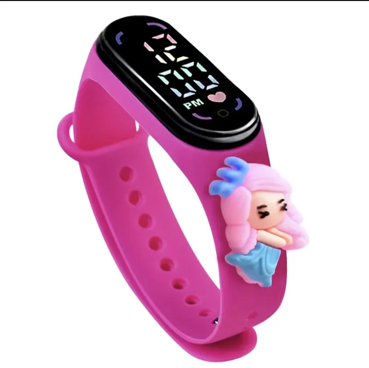 Fashion Sports Watch for Kids Children Waterproof Led Digital Watch Ultra-light Silicone Strap Teen Boys Girls