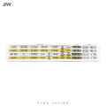 FM 1/64 Scale Metal License Plate for Diecast Mini Model Cars Detail-up Kit Modified Accessories Gift for Collection Toy.