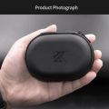 1-10PCS Wired Earphones Storage Bag Universal Wired Headphones Carrying Case PU Storage Box Organizer Bag for KZ BA10 AS10 ES4. 