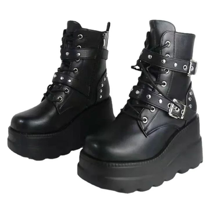 New%20Women%20Pu%20Leather%20Ankle%20Booties%20Woman%20Autumn%20Winter%20Round%20Toe%20Lace%20Up%20Shoes%20Woman%20Motorcycle%20Platform%20Gothic%20Boots%20Cosplay%20-%20Image%205