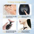 7 Color LED Facial Beauty Device, Multifunctional Face & Neck Massager with Vibration, Red & Blue Light Therapy. 