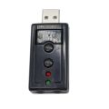 External USB Sound Card VIRTUAL 7.1 USB to Jack 3.5mm Headphone Audio Adapter Micphone Sound Card For Mac Android Linux.