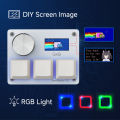 Sayodevice O3C Keyboard Rapid Trigger Hall Magnetic Switches For OSU Geometry Dash Rhythm Games DIY Keys Screen Image RGB Light. 