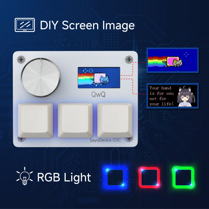 Sayodevice%20O3C%20Keyboard%20Rapid%20Trigger%20Hall%20Magnetic%20Switches%20For%20OSU%20Geometry%20Dash%20Rhythm%20Games%20DIY%20Keys%20Screen%20Image%20RGB%20Light%20-%20Image%203