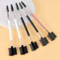 1/2/5PCS 3 Head Eyebrow Eyelash Shaper Double Head Brush Makeup Grooming Tool Cosmetic With 3 Different Spoolie Brushes.