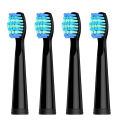 Seago SG-D010 Replacement Brush Heads for SG-575, SG-958, and SG-551 Electric Toothbrush - Soft Bristles, 4-Pack Deep Clean.