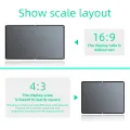 Salange Projector Screen 16:9 Metal Anti Light Curtain Reflective Fabric Cloth For YG300 XGIMI H3 HALO Mogo Xiaomi DLP Projector. 