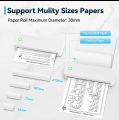 Portable Mini A4 Printer No Ink Printing A4
Thermal Printer for Phone PC Tattoo Transfer Printer or 5PK Thermal Paper Rolls. 