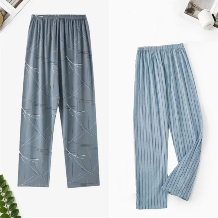 Men's%20Pajama%20Pants%20Spring%20and%20Autumn%20Trousers%20Casual%20Loose%20Thin%20Summer%20Large%20Size%20Can%20Be%20Worn%20Outside%20Home%20Pants%20-%20Image%206