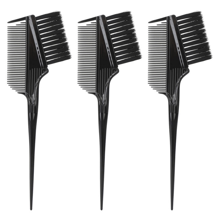 3PCS Edge Brush Comb Vendor Double Sided 2 in 1 Edge Control Brush For Baby Hair Salon Hair Comb Brushes Beauty Tools Hairbrush